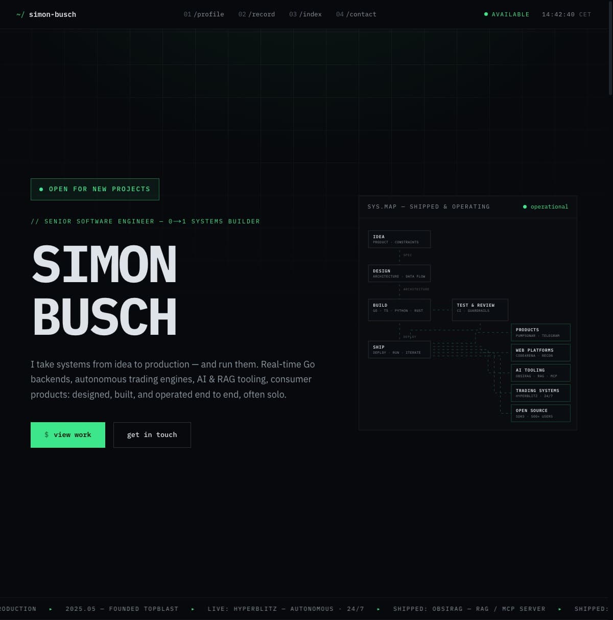 Simon Busch, Portfolio, Motion, Brand